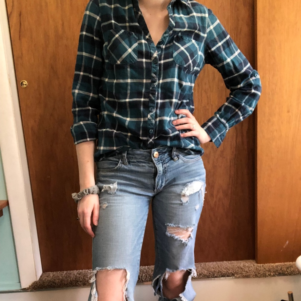 💕Button-Up Flannel